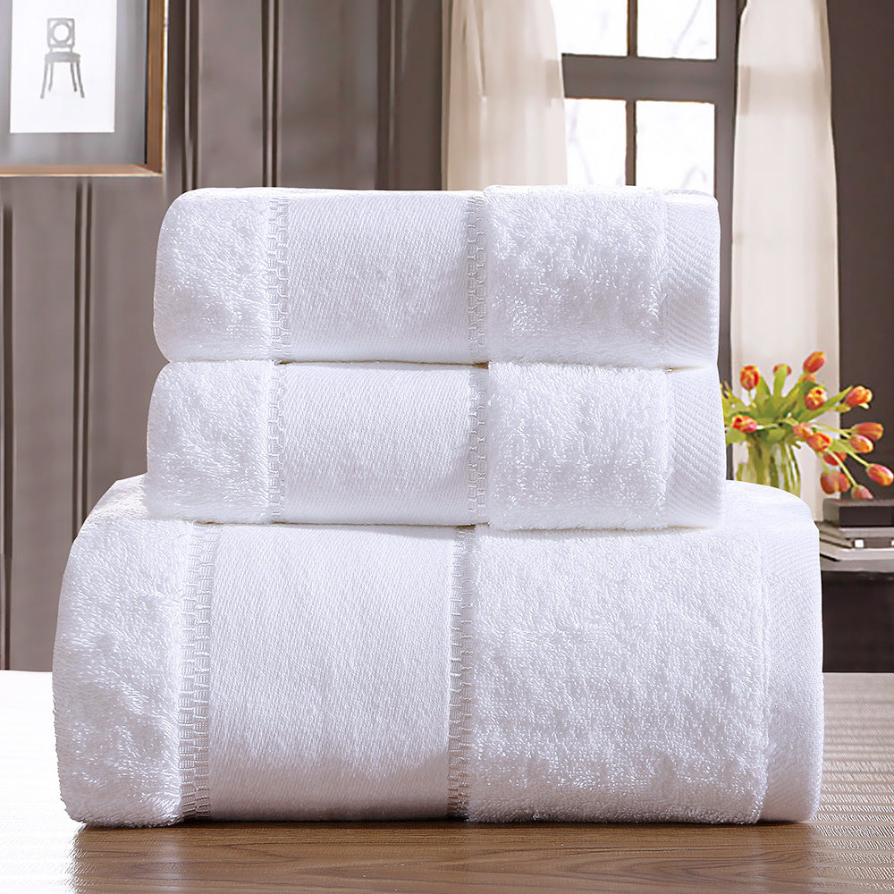 Five-star hotel supplies cotton towel white water absorbing hotel hotel Towel towel