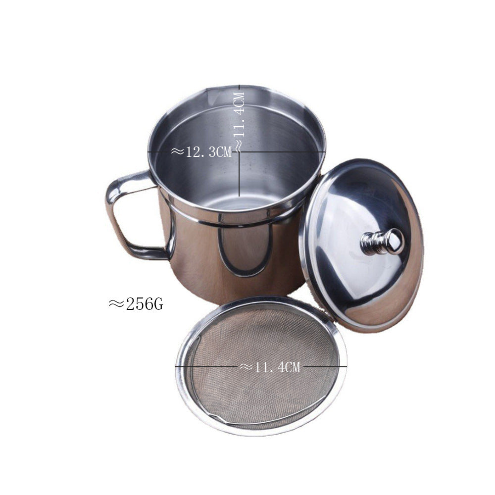 Stainless Steel Kitchen Oil Filter Tank Large Capacity