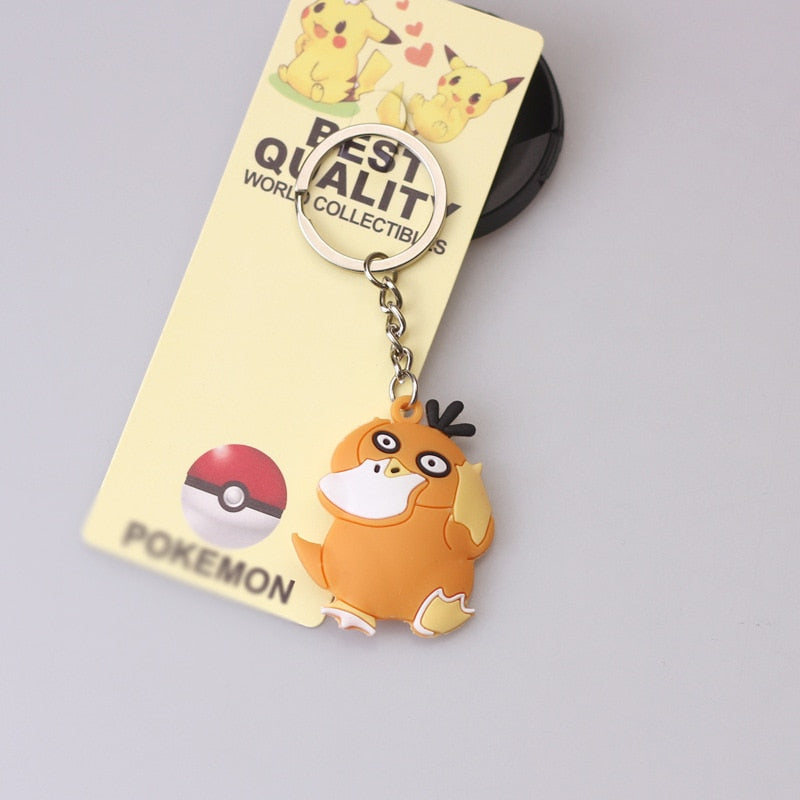 Pokemon Alloy Silicone Keychain Pendent