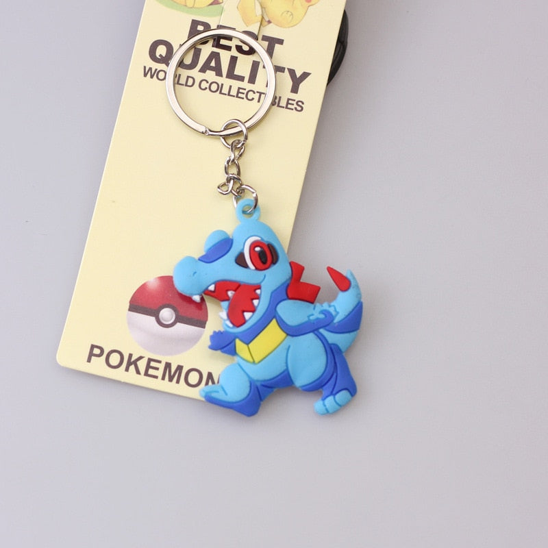 Pokemon Alloy Silicone Keychain Pendent