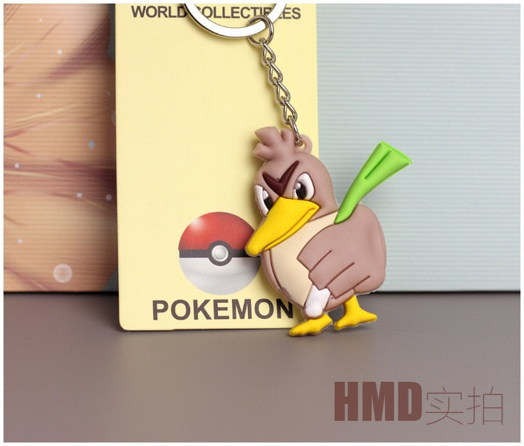 Pokemon Alloy Silicone Keychain Pendent