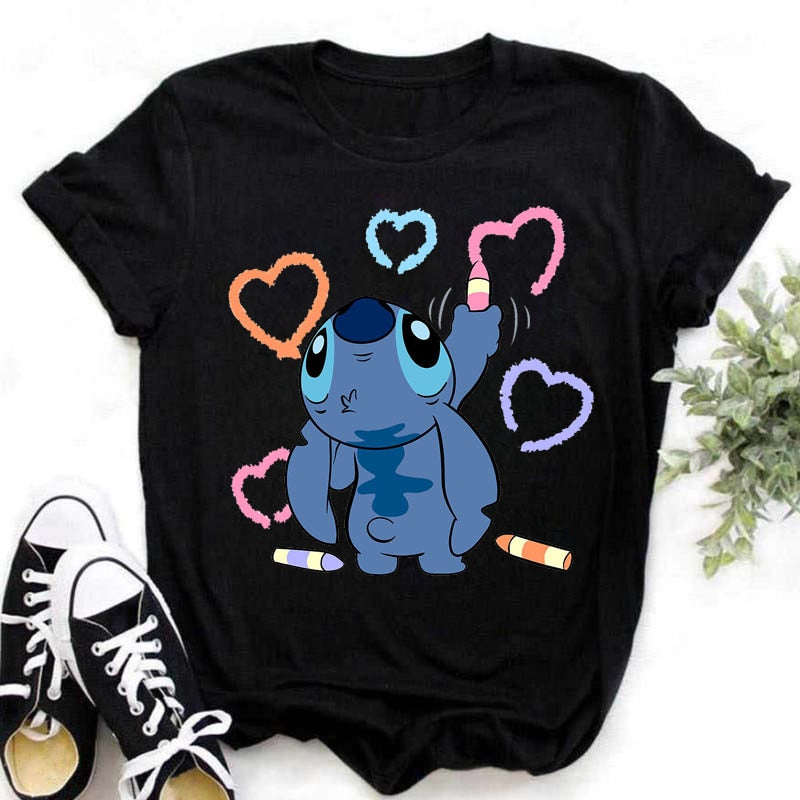 Womens Stitch T-Shirt's Various Styles
