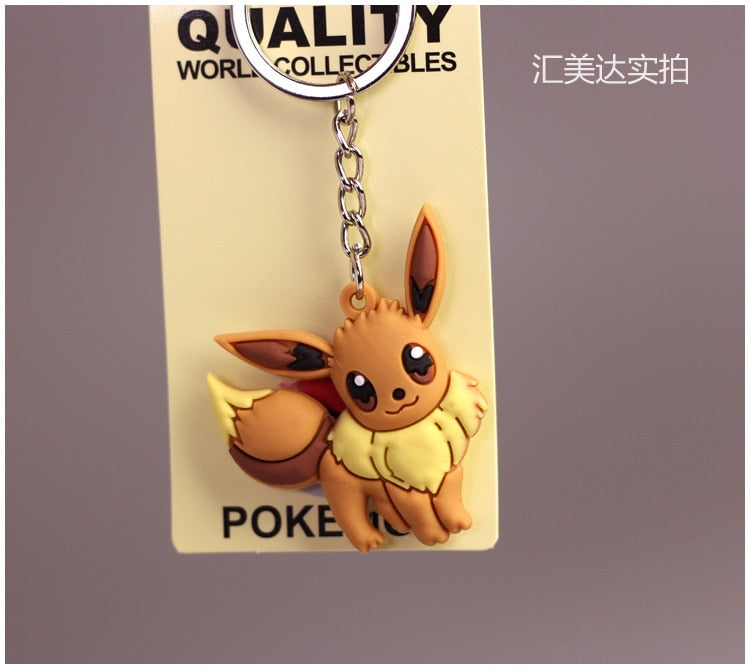 Pokemon Alloy Silicone Keychain Pendent