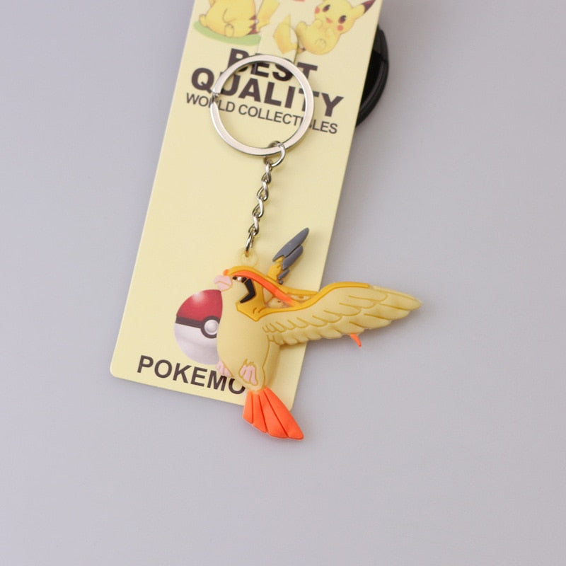 Pokemon Alloy Silicone Keychain Pendent