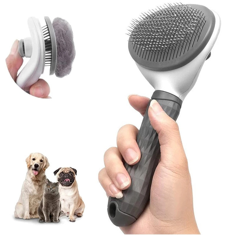 Pet Comb Stainless Steel Needle Comb Dog And Cat Hair Removal Brush