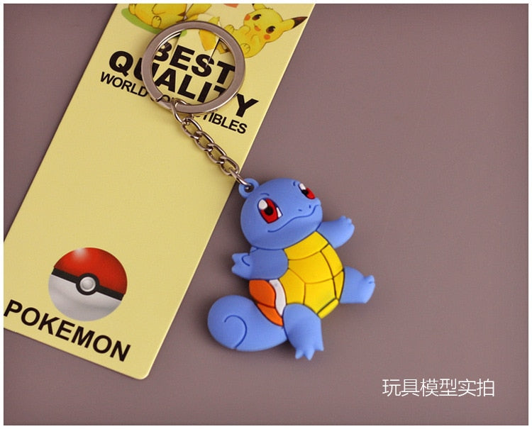 Pokemon Alloy Silicone Keychain Pendent