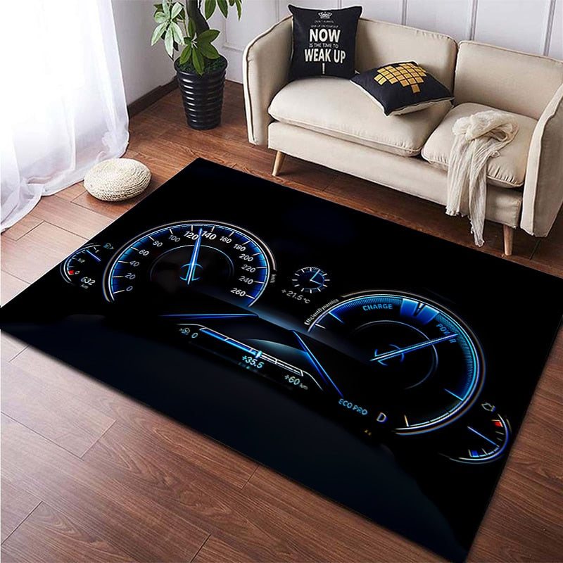Motorcycle Ultra Soft Rugs Various Designs And Sizes