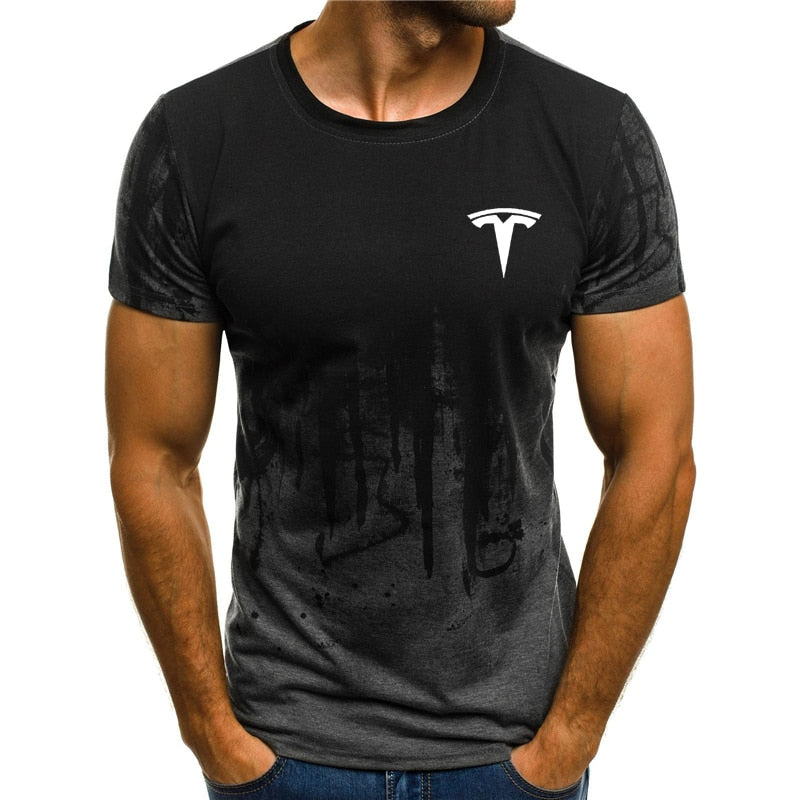 Mens Tesla 3D Printed T-Shirt Various Designs