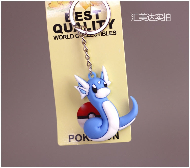 Pokemon Alloy Silicone Keychain Pendent