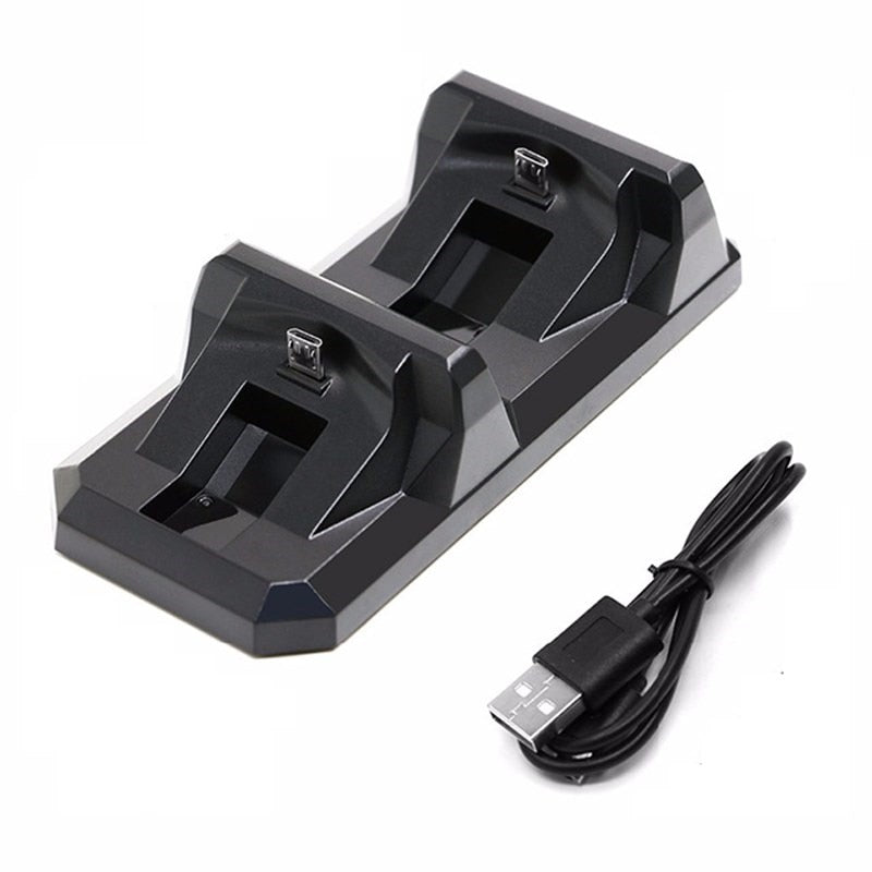 USB Dual Charge Dock For PS4 Controller Gaming Charging Stand Holder For Sony PlayStation 4 Wireless Gamepad Controle Charger