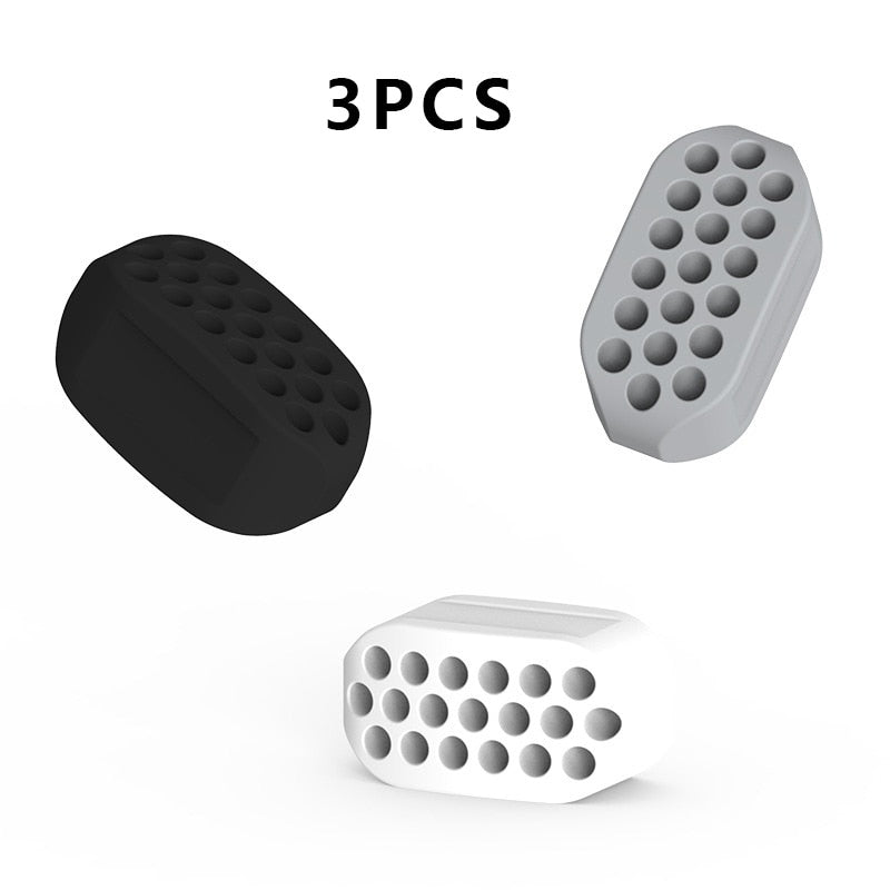 2pcs JawLine Exerciser Ball Facial Jaw Muscle Toner Training Fitness Anti-aging Food-grade Silica Face Chin Cheek Lifting Slimming