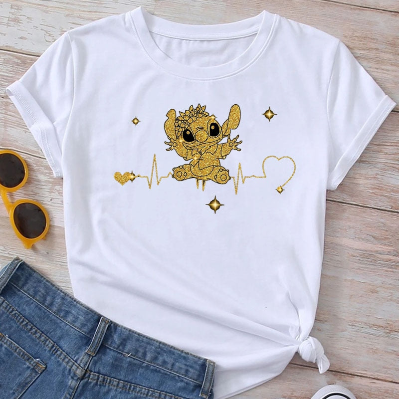 Womens Stitch T-Shirt's Various Styles