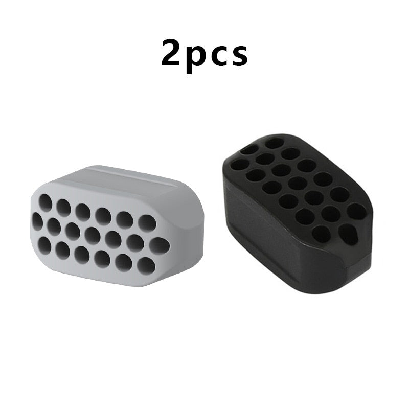 2pcs JawLine Exerciser Ball Facial Jaw Muscle Toner Training Fitness Anti-aging Food-grade Silica Face Chin Cheek Lifting Slimming