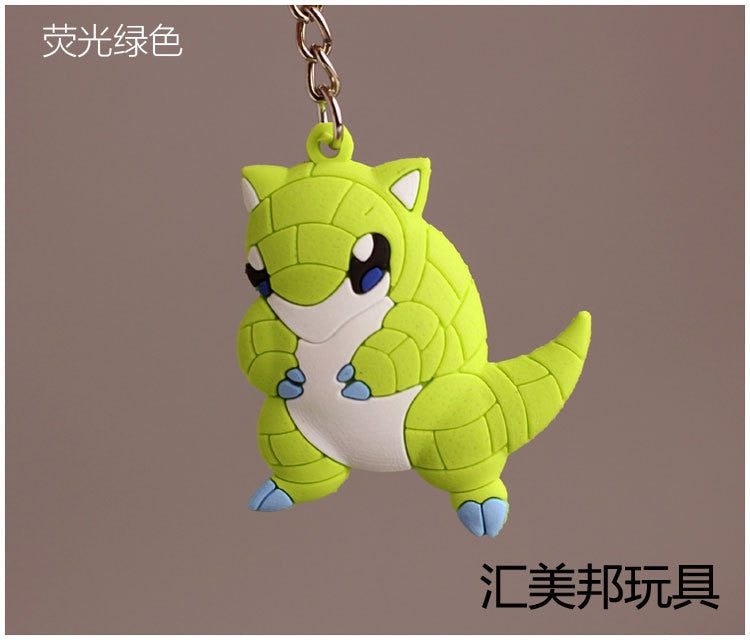 Pokemon Alloy Silicone Keychain Pendent