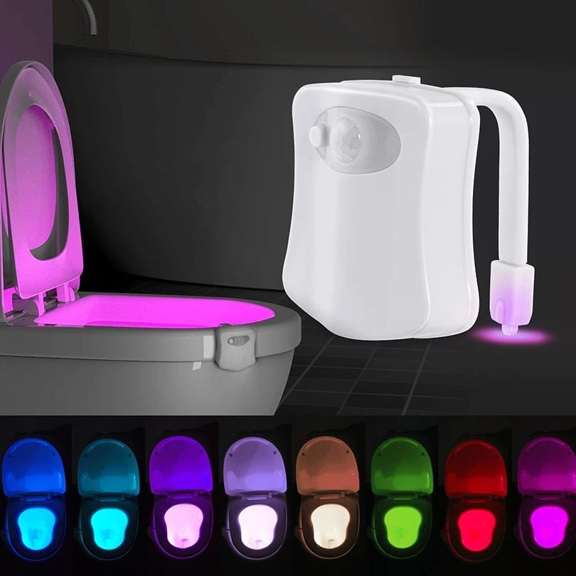Toilet Night Light Motion Sensor 8 Colours