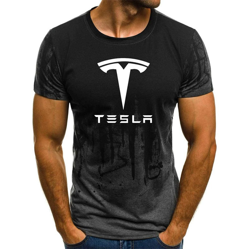 Mens Tesla 3D Printed T-Shirt Various Designs