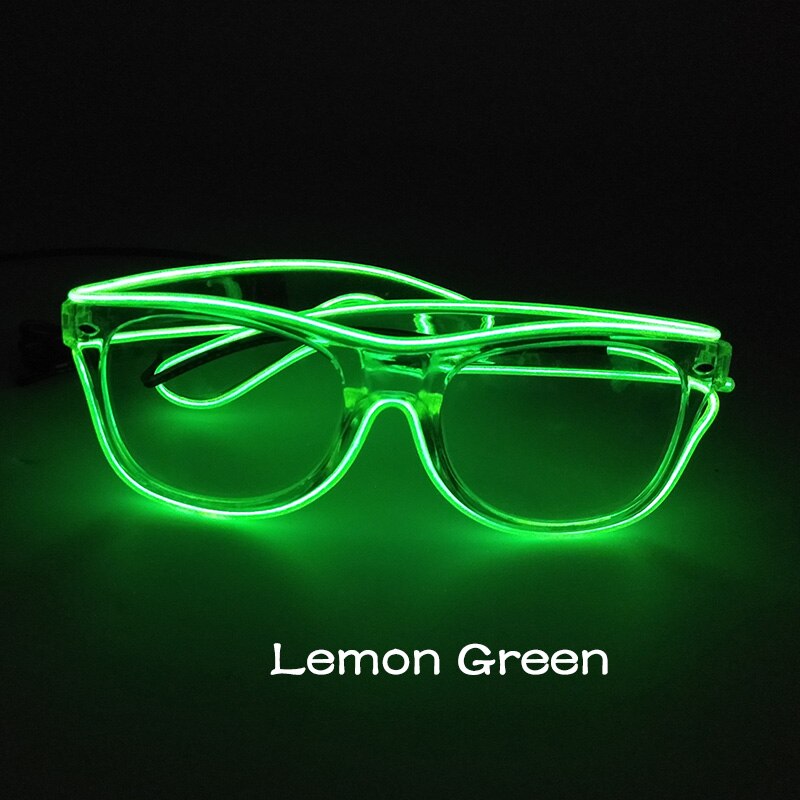 Colourful Neon LED Flashing Glowing Glasses Various Designs