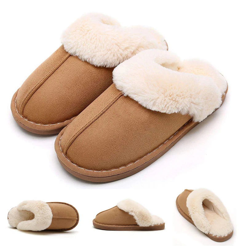 Ultra-soft Luxury Faux Suede Plush Slippers Unisex