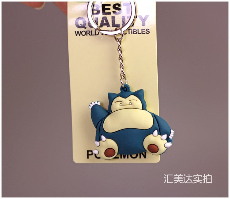 Pokemon Alloy Silicone Keychain Pendent