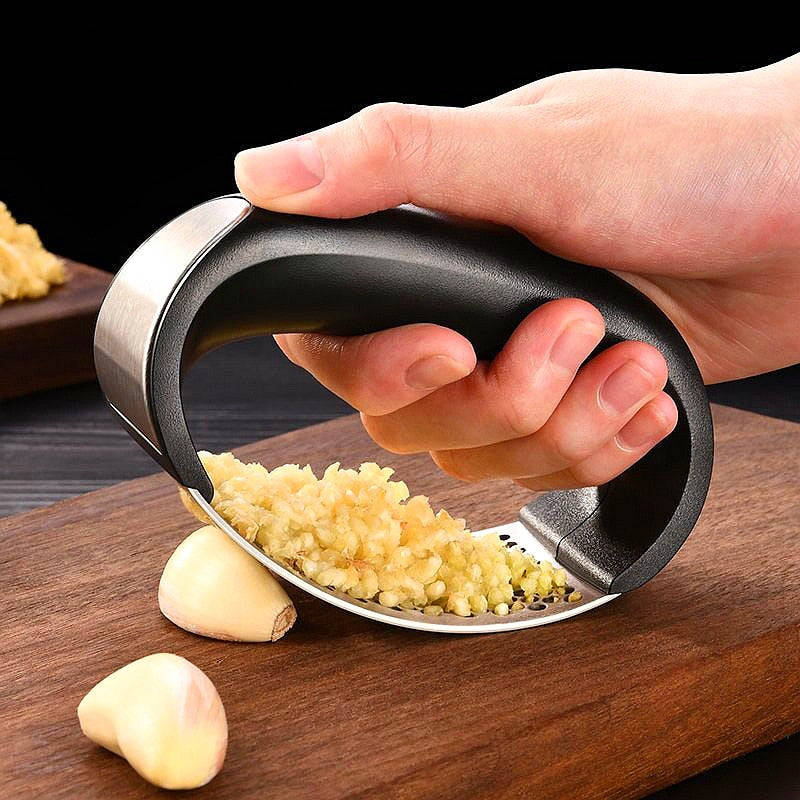 Stainless Steel Garlic Crusher/Press Kitchen Gadget