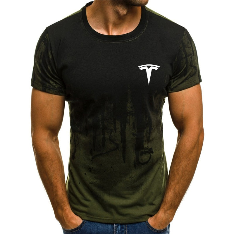 Mens Tesla 3D Printed T-Shirt Various Designs