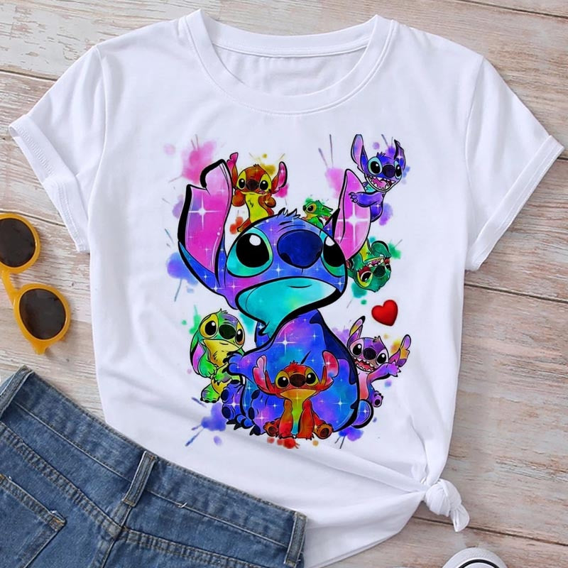 Womens Stitch T-Shirt's Various Styles