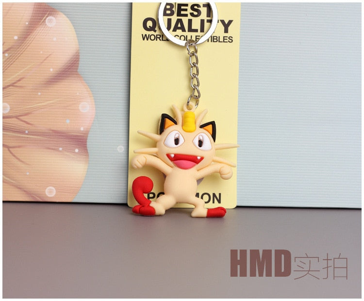 Pokemon Alloy Silicone Keychain Pendent