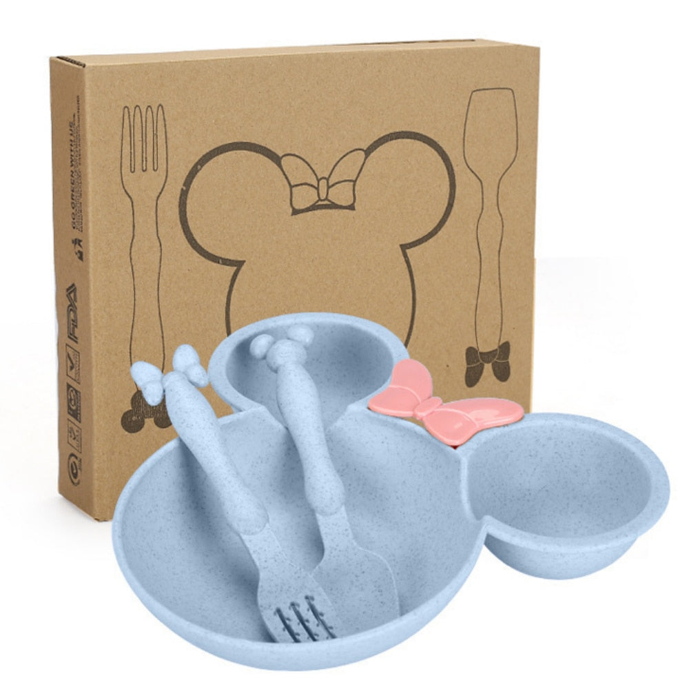3Pcs Mini Mouse Tableware Set