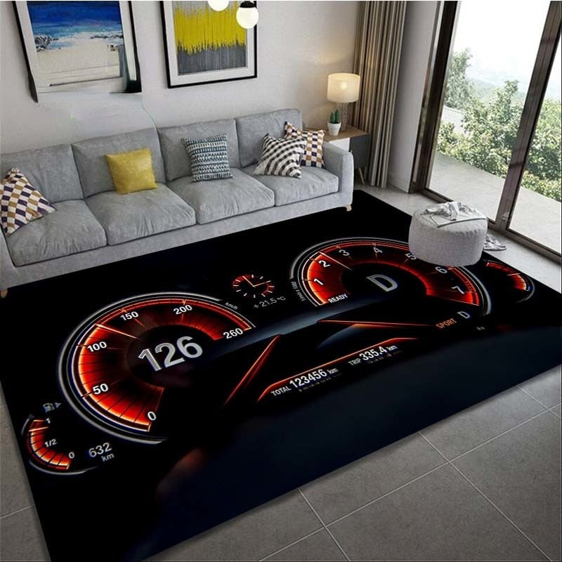 Motorcycle Ultra Soft Rugs Various Designs And Sizes
