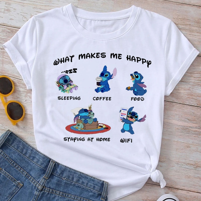 Womens Stitch T-Shirt's Various Styles