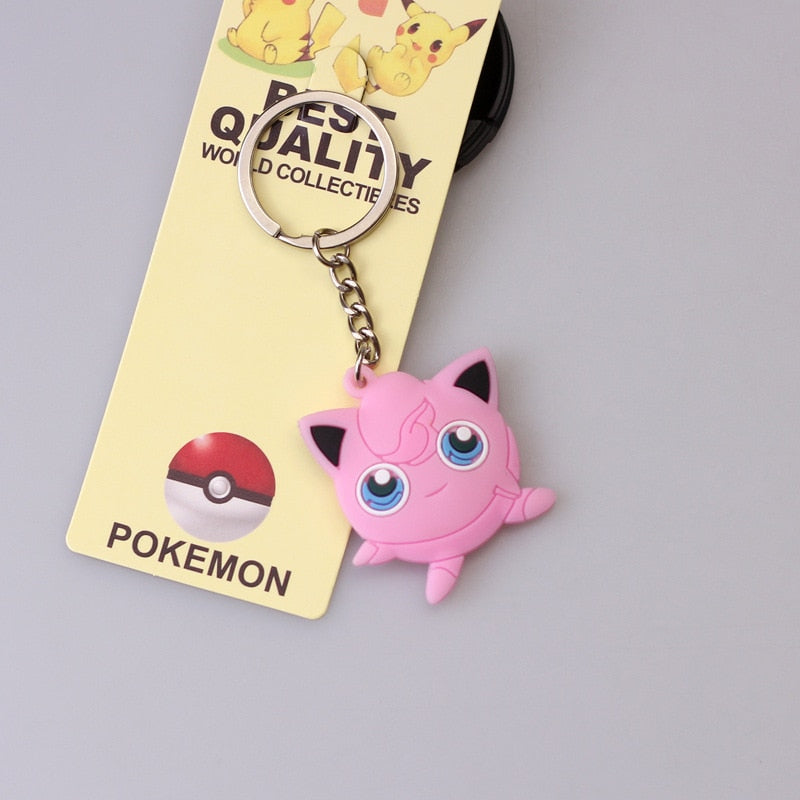 Pokemon Alloy Silicone Keychain Pendent