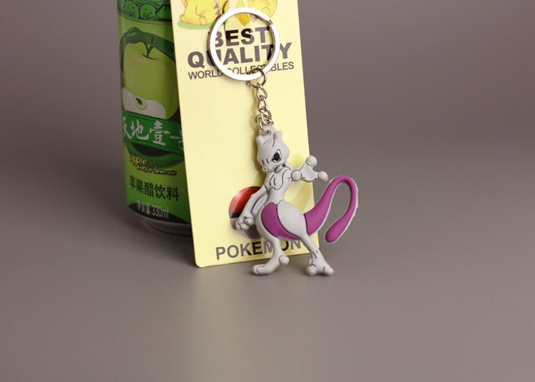 Pokemon Alloy Silicone Keychain Pendent