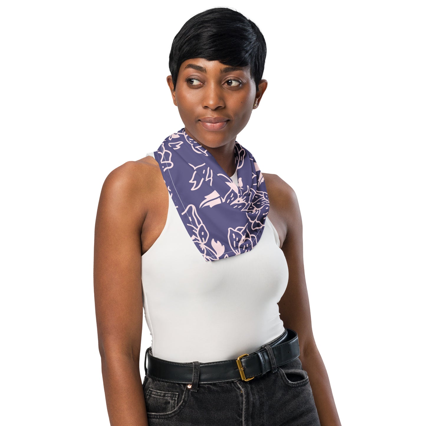 Flower Print All-over print bandana