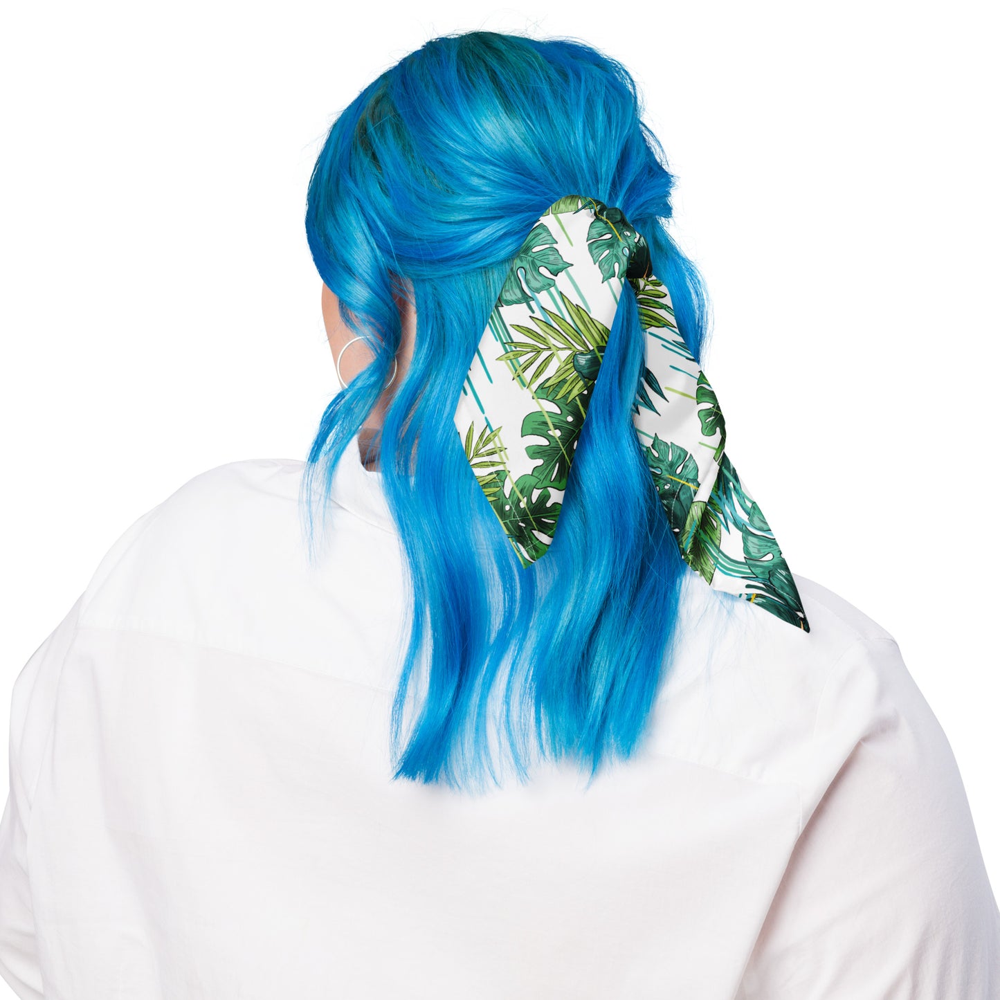 Green Flower All-over print bandana