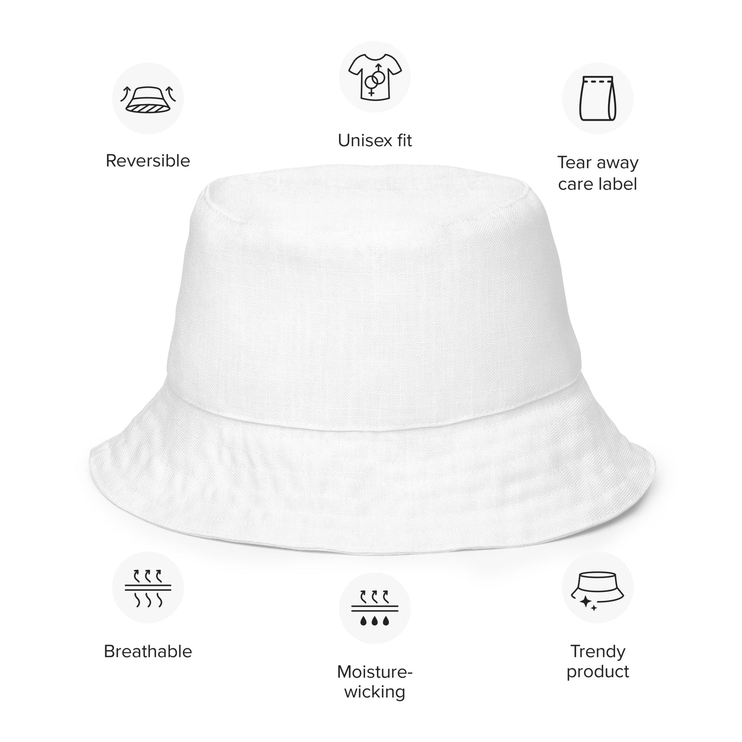 Here-Now Reversible bucket hat