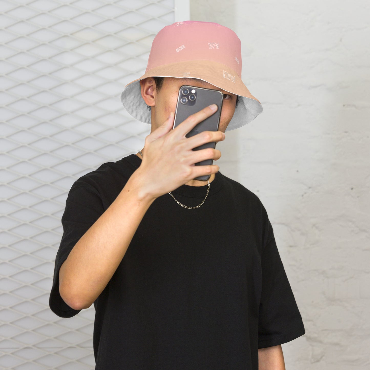 Here-Now Reversible bucket hat