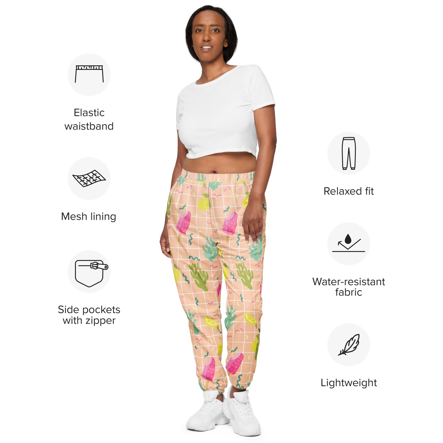 Ice-Cream All Over Unisex track pants