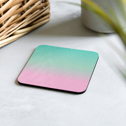 Semi-Circle Cork-back coaster