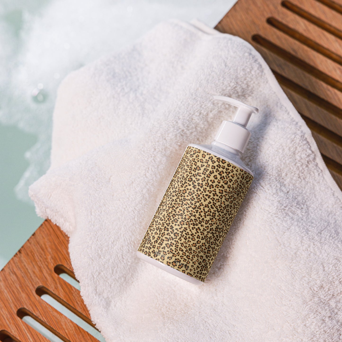 Leopard Print Floral hand & body wash