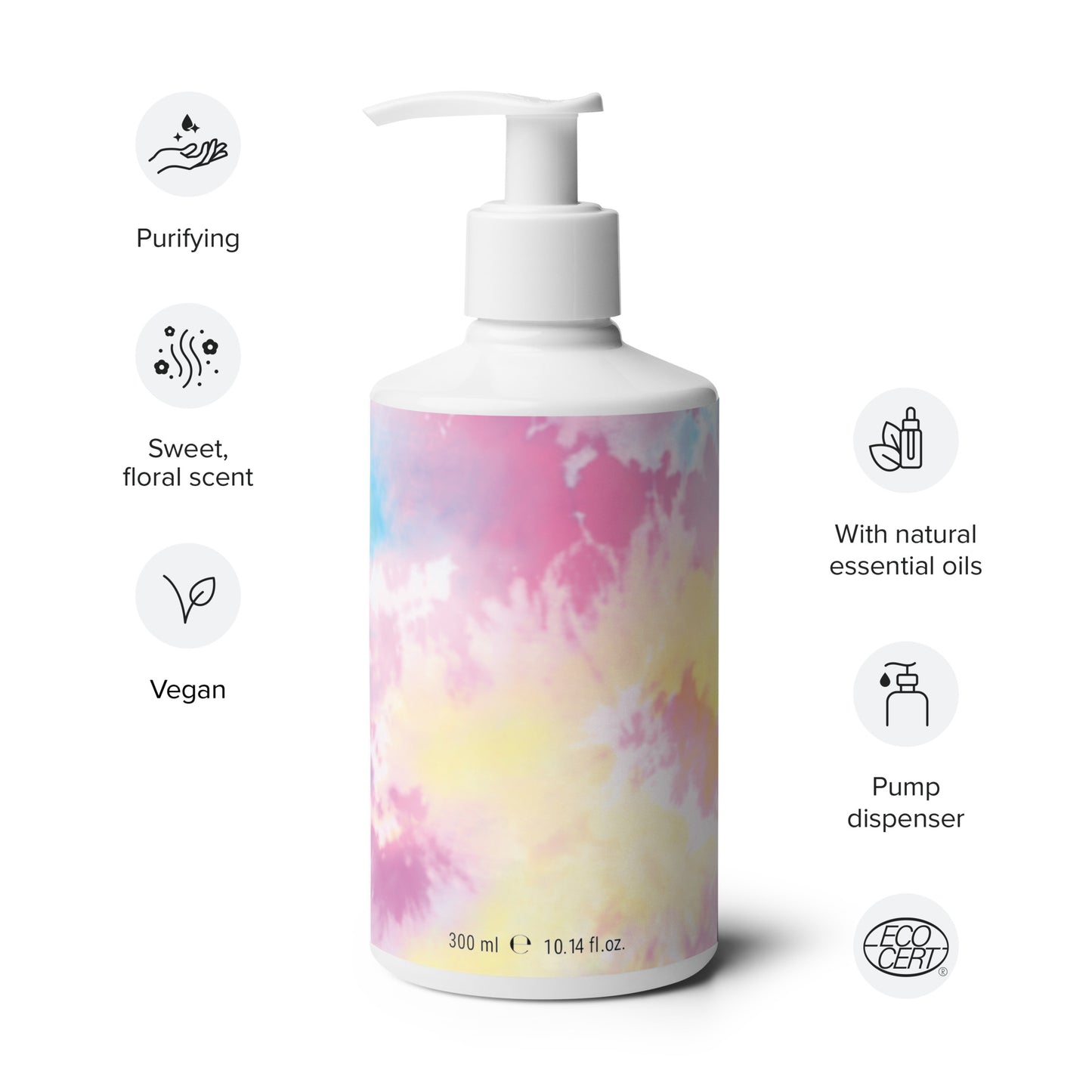 Tye Dye Floral hand & body wash