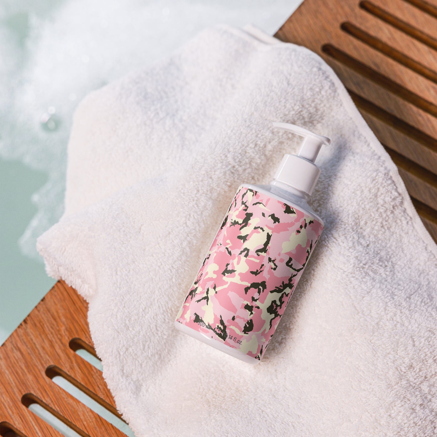 Pink Camo Floral hand & body wash