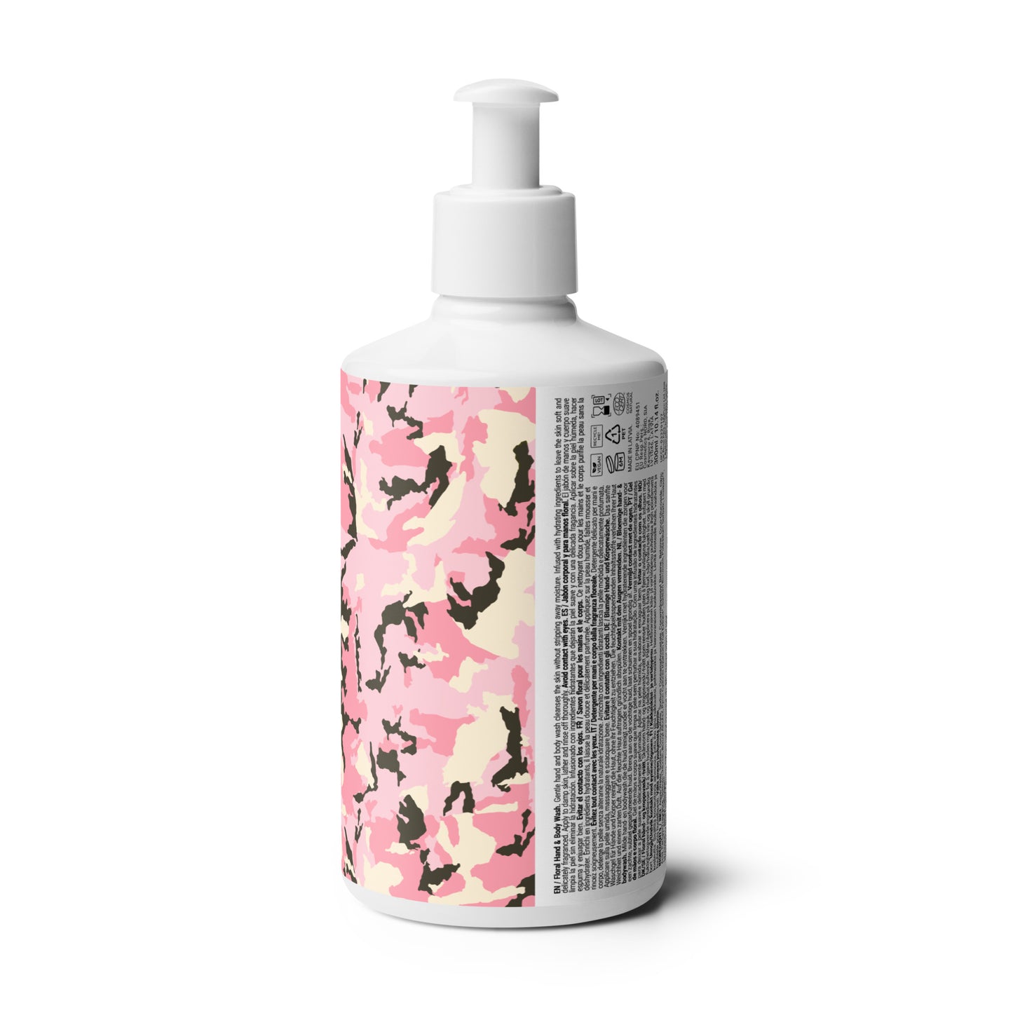 Pink Camo Floral hand & body wash